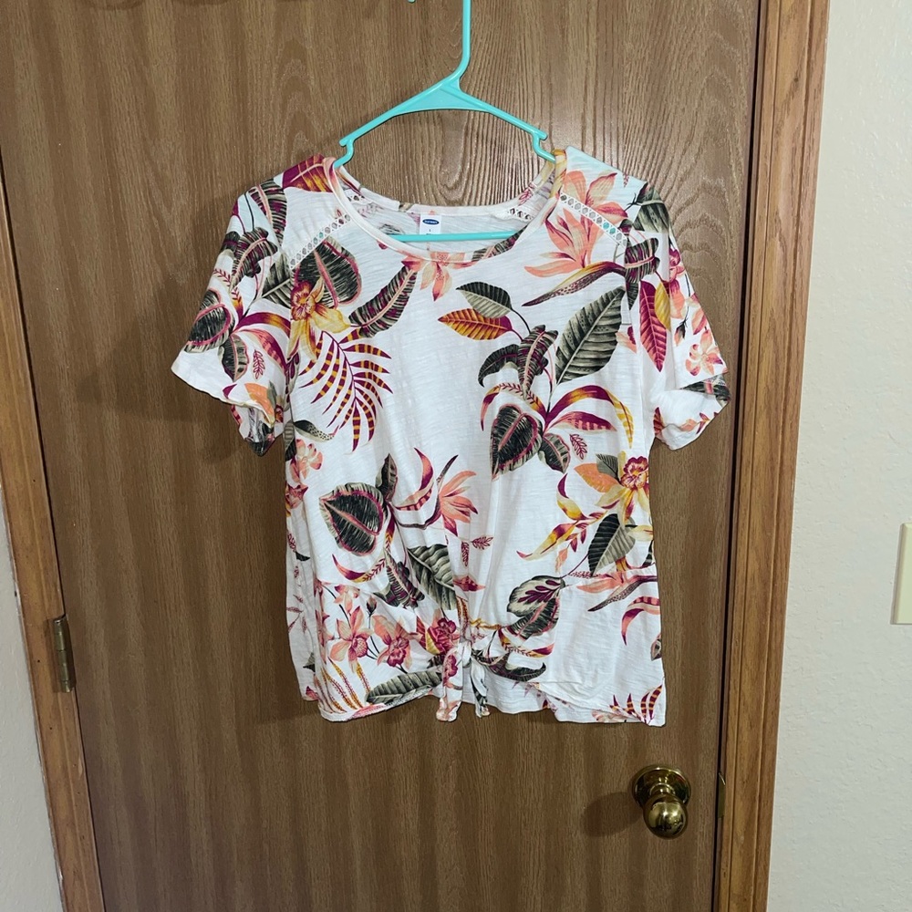 Old navy tie front top